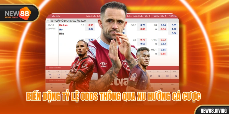 Biến động tỷ lệ odds thông qua xu hướng cá cược 